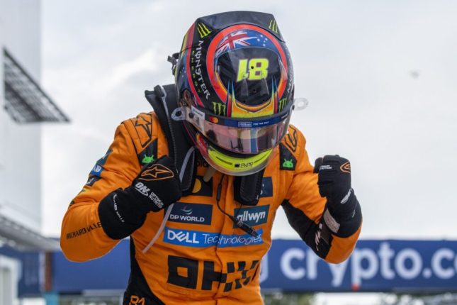 McLaren domina en Miami con Piastri y Norris líderes