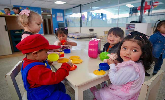 MIES agasajó a los usuarios de centros de desarrollo infantil