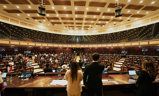 Niels Olsen anuncia que la Asamblea sesionará de lunes a miércoles