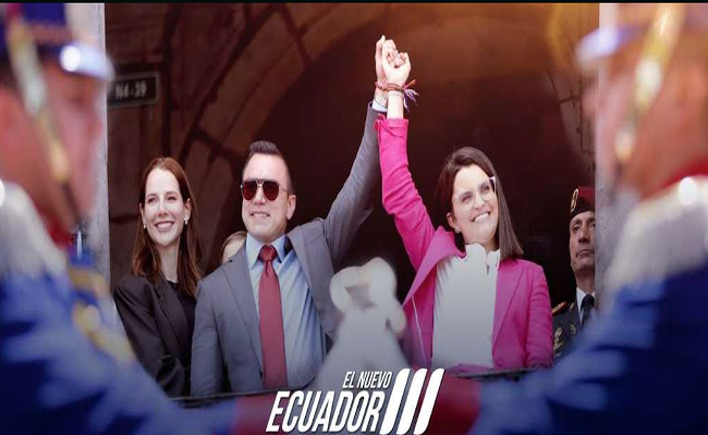 Noboa: "A quienes busquen destruir la democracia, les cerraremos la puerta en la cara”