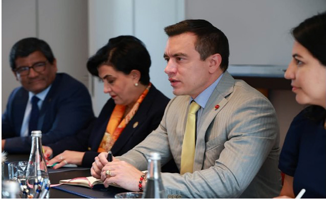 Daniel Noboa espera que León XIV “guíe a millones en tiempos de incertidumbre”