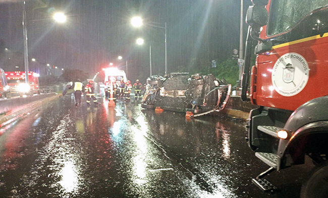 Siniestro de tránsito dejó varias víctimas en la Av. Del Ciclista