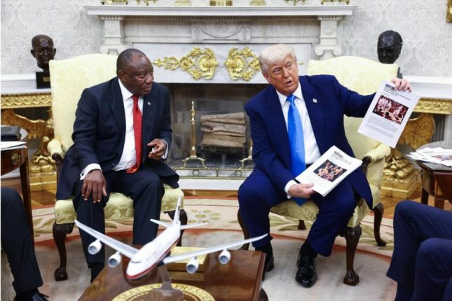 Trump confronta a Ramaphosa por supuesto genocidio afrikáner