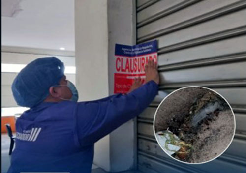 Arcsa clausura tres restaurantes en Quevedo por insalubridad