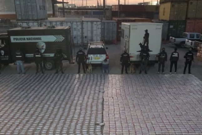Autoridades frustran envío de cocaína hacia España