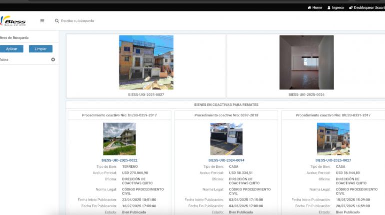 Biess remata inmuebles: guía completa para participar
