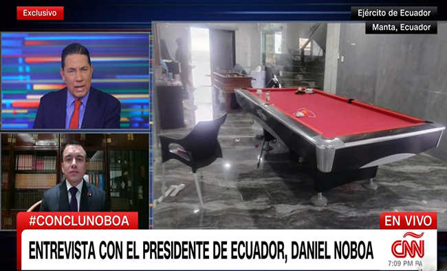 Daniel Noboa: Es riesgo tener a alias 'Fito' en una cárcel de Ecuador