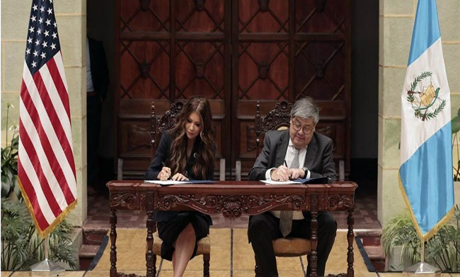 Estados Unidos y Guatemala suscriben nuevo programa de seguridad