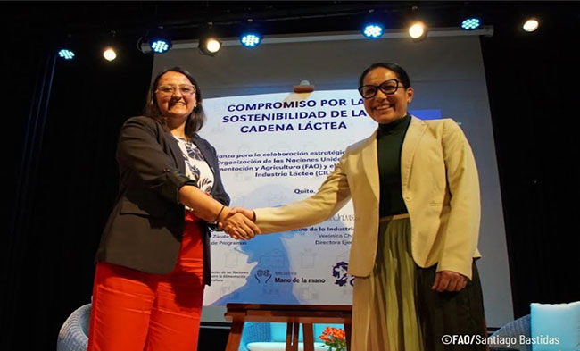 FAO y CIL concretan alianza para desarrollar el sector lácteo