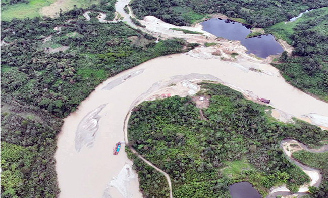 Golpe a la minería ilegal en el cantón Paquisha