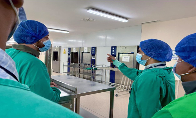 Hospital Los Ceibos repotencia central de esterilización