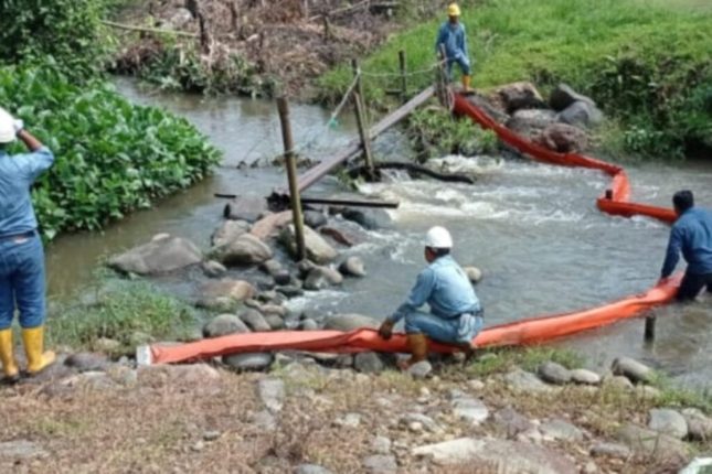 Kichwas exigen diálogo en territorio tras derrame petrolero