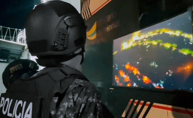 Más de 300 policías realizaron allanamientos en Durán