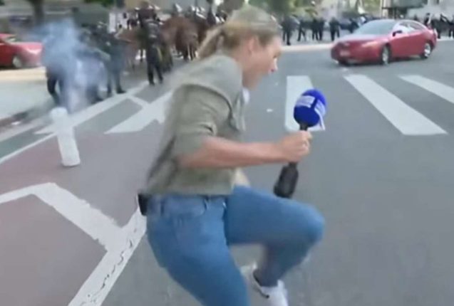 Periodista recibe disparo durante protestas antimigratorias en EE. UU.