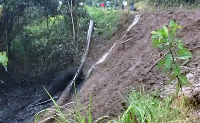 Por rotura en una tubería se suspende el bombeo del SOTE