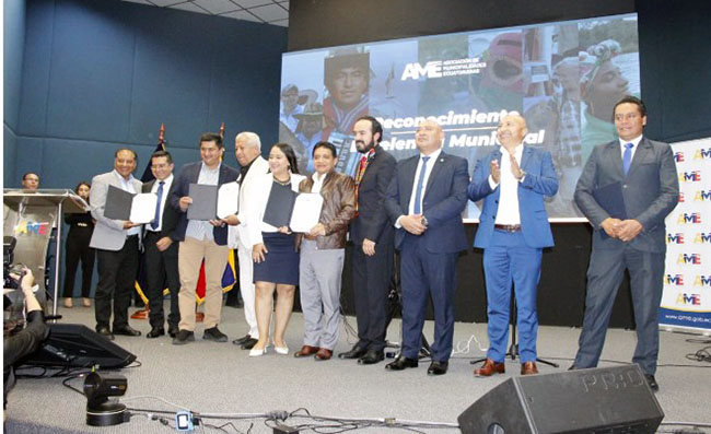 Presidente de AME destaca inversión en municipios