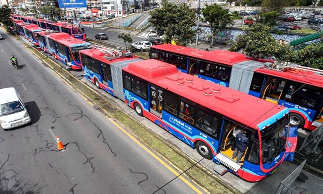 Quito: 41 Paradas del Trolebús cerrarán desde el 1 de junio