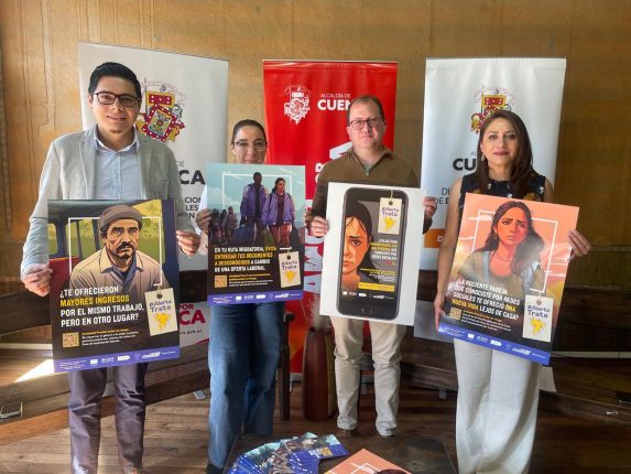 Cuenca impulsa jornada contra trata en alianza con OIM