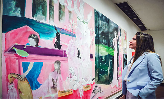 El arte contemporáneo se muestra en el Salón de Julio