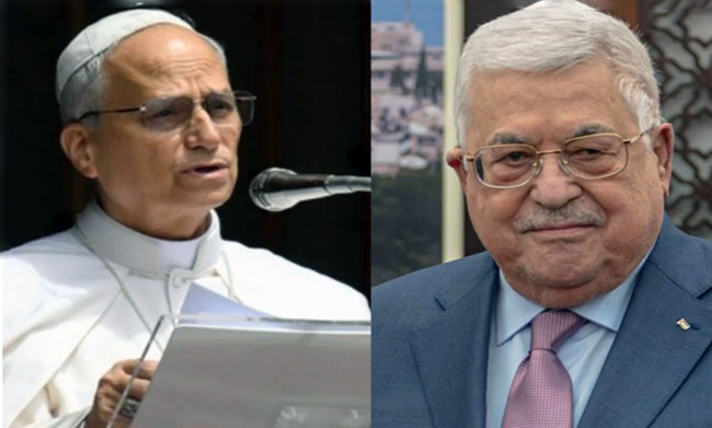 El presidente palestino llama al Papa León XIV por la tensión en Tierra Santa