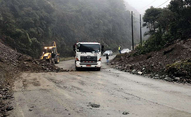 Estado de las carreteras en Loja y Zamora