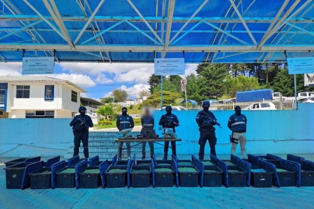 Hallan 305 kilos de droga en hacienda de Loja