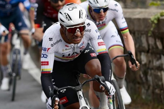 Jhonatan Narváez entrena con Pogacar rumbo Tour Francia