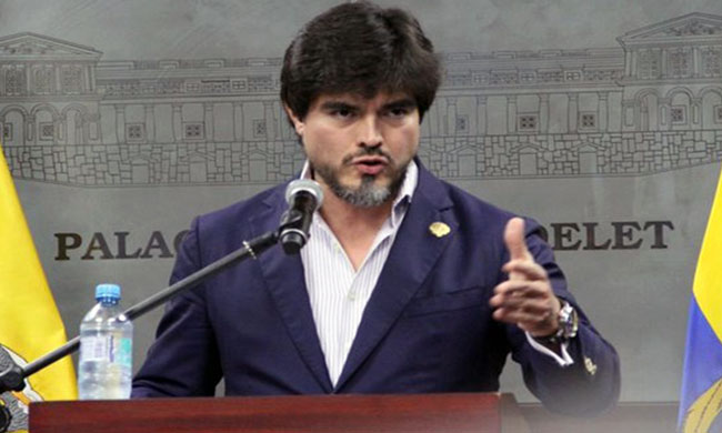 José de la Gasca renunció al Ministerio de Gobierno