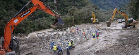MTOP inicia montaje de puente Bailey en Napo