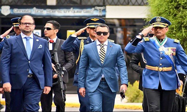 Pablo Dávila asumió oficialmente la Comandancia de la Policía
