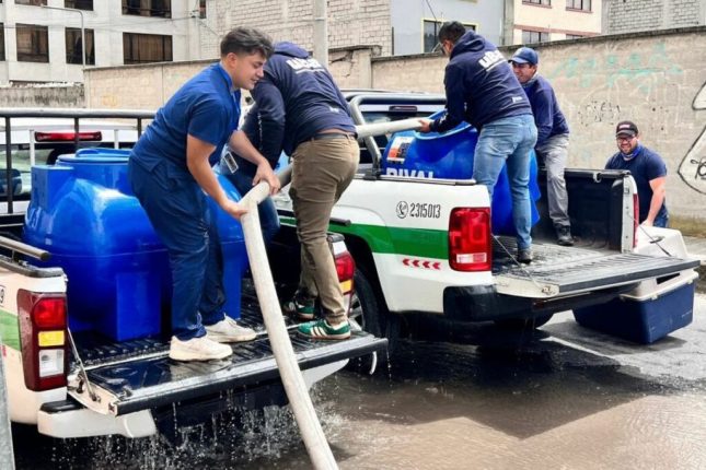 Retrasos climáticos afectan suministro de agua sur Quito