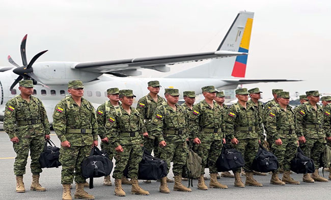 2.000 militares llegan a reforzar operaciones en cuatro provincias