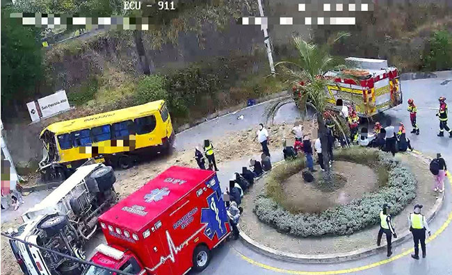 Choque en la Ruta Viva dejó varios heridos