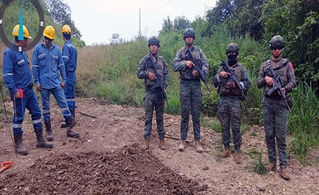 Descubren perforación ilícita de combustible en Puerto López