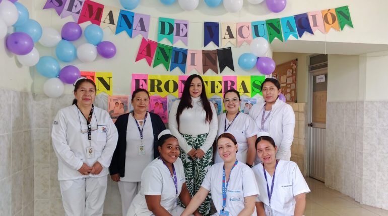 Ecuador impulsa semana andina de vacunación rronteriza