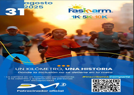 FASINARM lanza su primera carrera solidaria por la inclusión