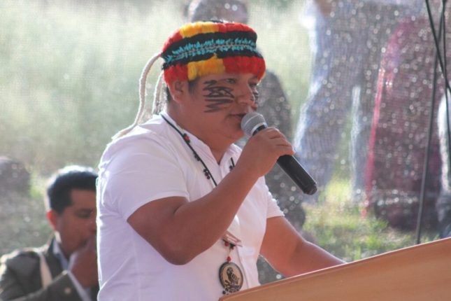 Marlon Vargas asume Conaie y rechaza minería extractiva