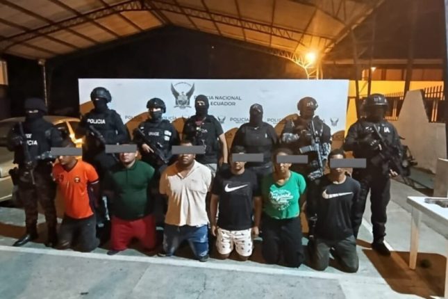 Policía captura a 34 sospechosos por secuestro y extorsión