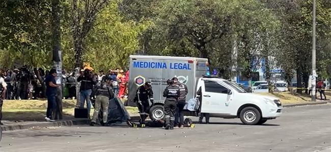 Un sacapintas fue abatido tras intento de robo en Quitumbe