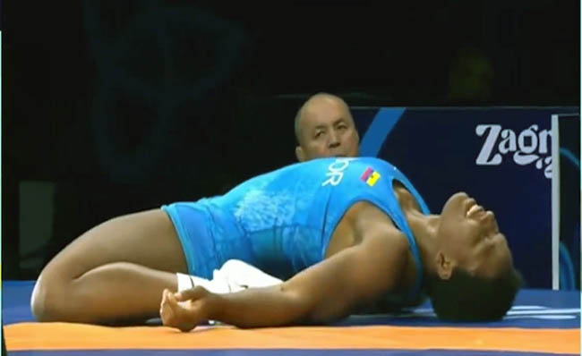 Génesis Reasco se consagró campeona mundial de lucha en Croacia