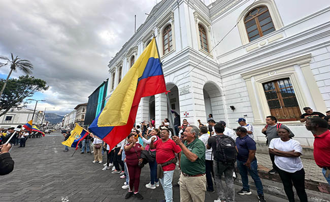 Los ibarreños salieron a las calles a pedir por la paz