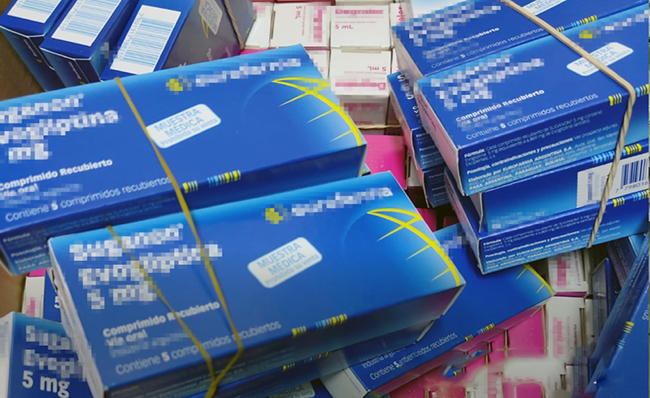 Arcsa decomisa 3.498 muestras médicas que estaban en venta