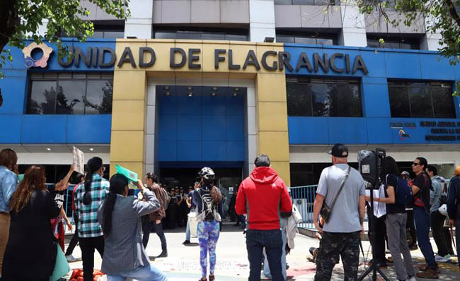 Dirigentes sindicales del FUT, la FEUE, UNE y Fenocin llamados a la Fiscalía