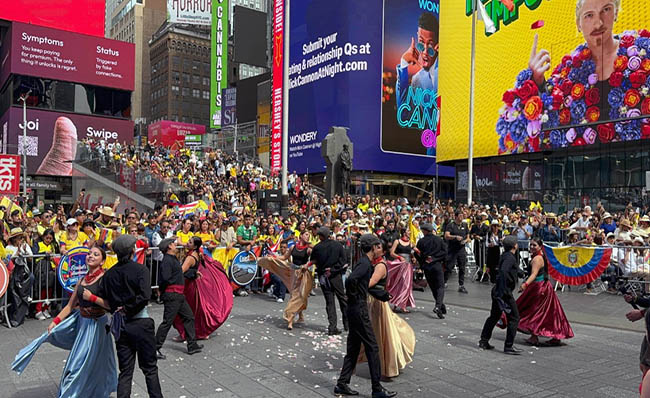 Ecuador se promocionó en el “Latinos in Times Square” en Nueva York