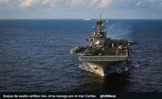 EEUU anuncia nuevo ataque a lancha "narcoterrorista" proveniente de Venezuela