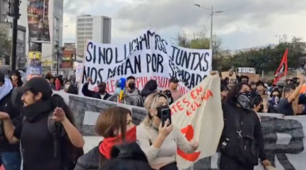 Estudiantes y organizaciones sociales se movilizan en Quito el 30 de septiembre