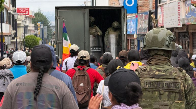 Fallida cita entre Gobierno e indígenas agrava tensión en Imbabura