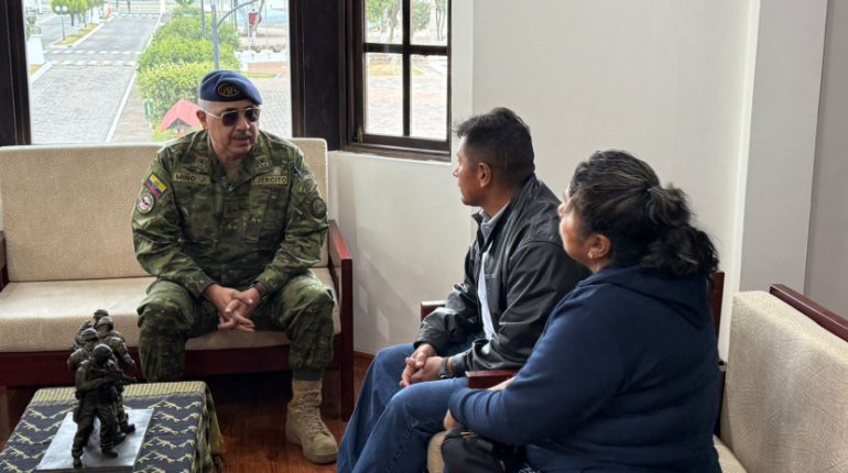 Familiares de militares secuestrados exigen liberación inmediata en Imbabura