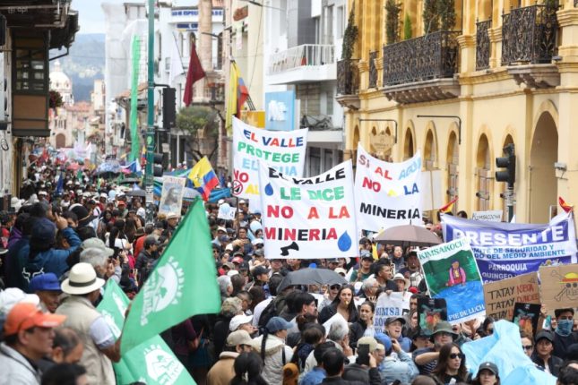 Gobierno convoca a Cuenca y Azuay por Quimsacocha