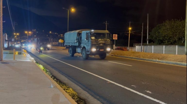 Gobierno envía convoy militar a Ibarra tras emboscada